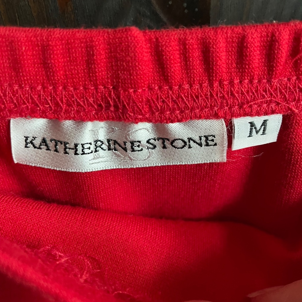 PRICE DROP!! Vintage Katherine Stone Stretch Knit Midi Skirt - Women's Medium - Picture 2 of 12